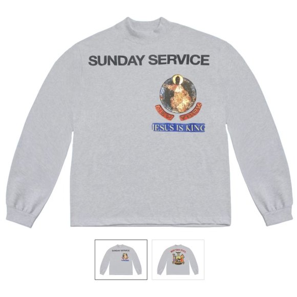 Yeezy Other - KANYE WEST YEEZY AUTHENTIC Sunday Service New York | Size M | GREY